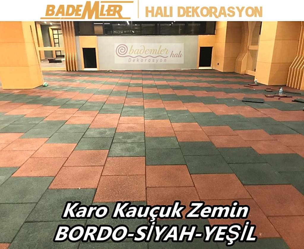 Karo Kauçuk Zemin Kaplama İstanbul Dış mekan Kauçuk kaplama Çocuk Parkı Spor salonu darbe emici fitness salonu kauçuk zemin kaplama